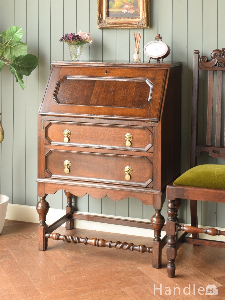 1960年代のアンティーク ビューロー(m-261-f)｜アンティーク家具