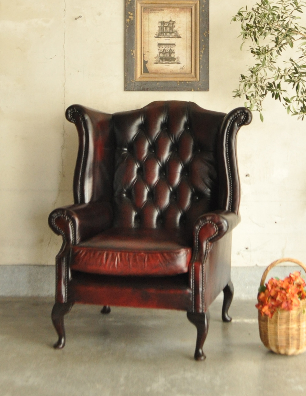 アンティーク調家具 １人掛けソファー ソファ ソファー 1人掛け 一人掛け 椅子 肘掛 ハイバック アンティーク