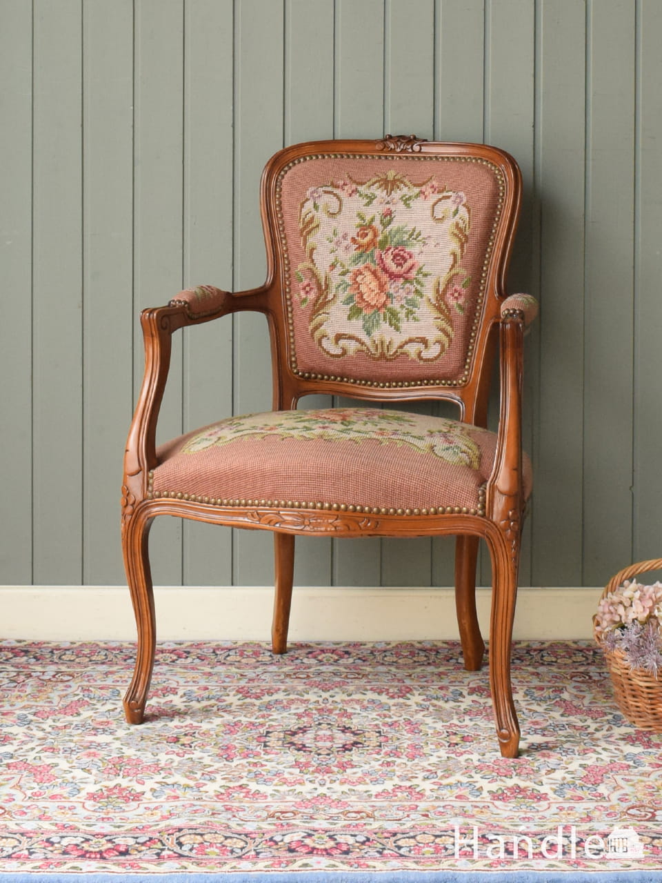 1890年代のイギリスで見つけたアンティークナーシングチェア(q-384-c