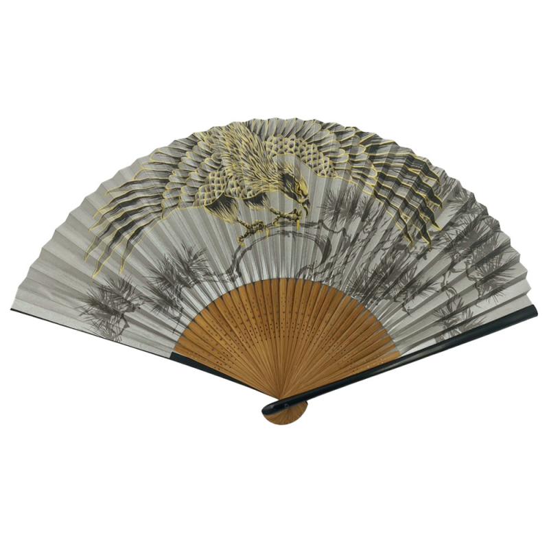 扇や 半げしょう / 松に鷹