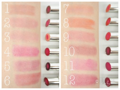 イヴ・サンローラン】ヴォリュプテ ティントインバーム 全色レビュー