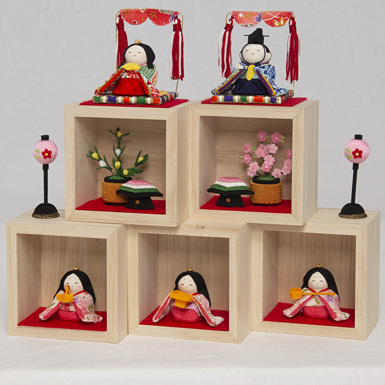 箱段お飾りセットお雛さま 1-794 - はぐみぃ｜ひな人形、五月人形