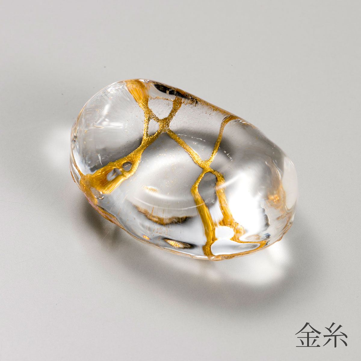 箔一 hakuichi 金箔 金沢箔 金沢 工芸品 箸置き 豆ガラス(金糸/銀糸)