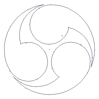 右三つ巴紋｜意味や由来・使用武将などをご紹介｜家紋の発光大王堂