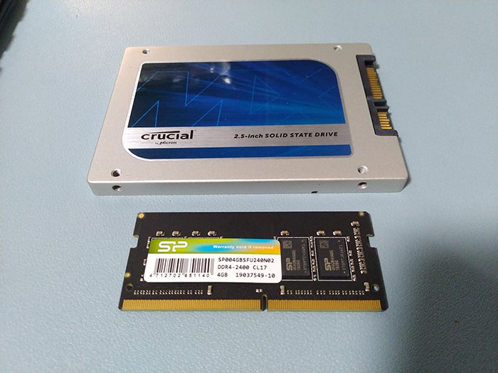 DELL inspiron 5570 をSSDに改装しました
