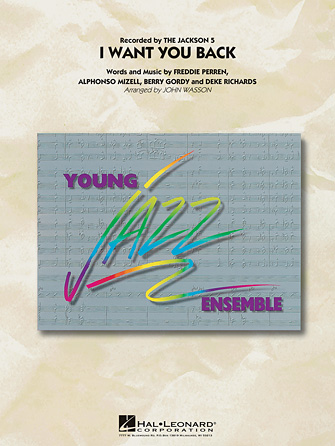 I Want You Back (Sheet Music) Young Jazz Ensemble (7011897) by Hal