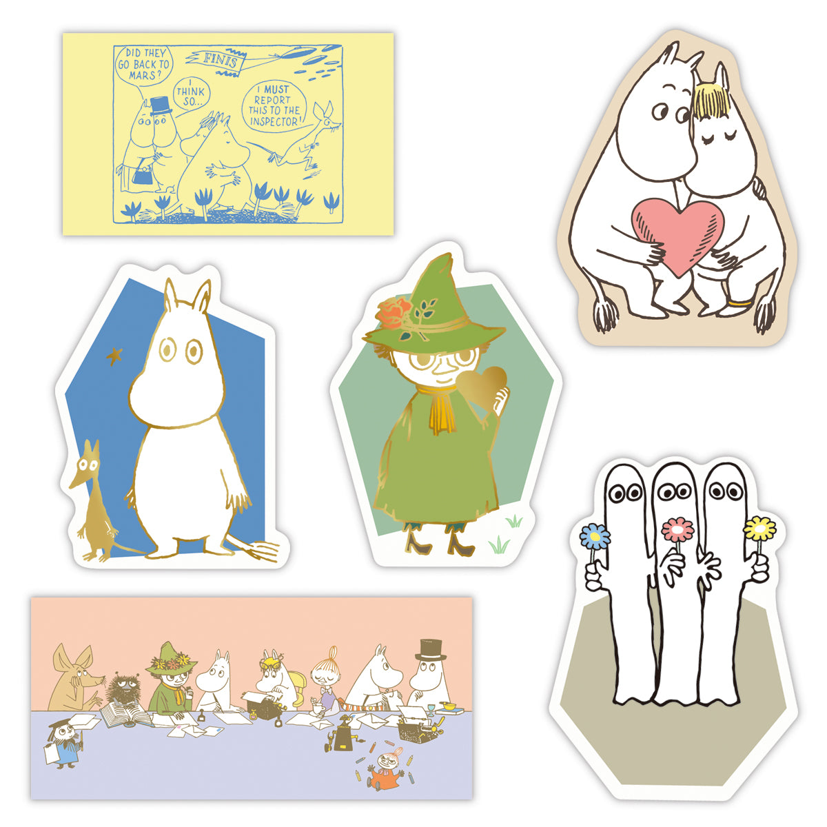 ムーミン ムーミン谷の仲間たち【多目的／フレークミニカード】｜日本