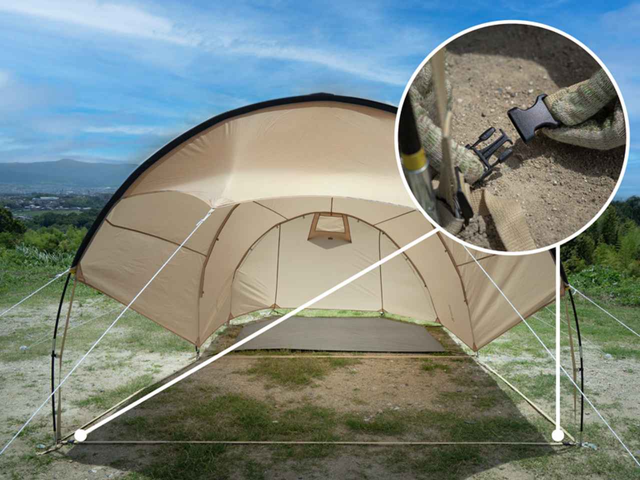 DOD ☆ 大人気カマボコテントにエントリーモデル “スラッシュ”が新登場