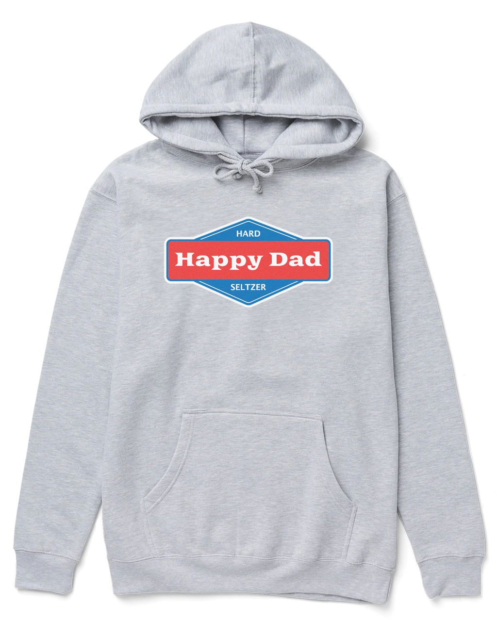 Happy Dad Front Logo Hoodie