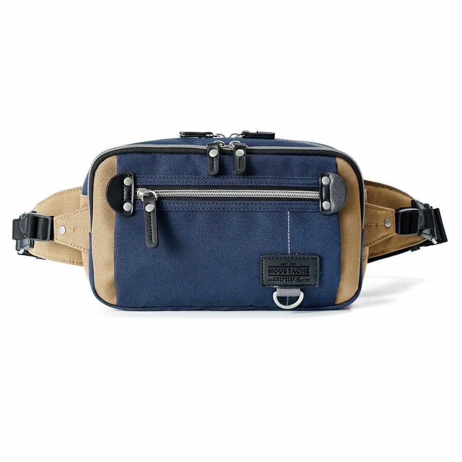 公式】 MOUSTACHE ウエストバッグ ポリエステル×合皮 JJL-0321