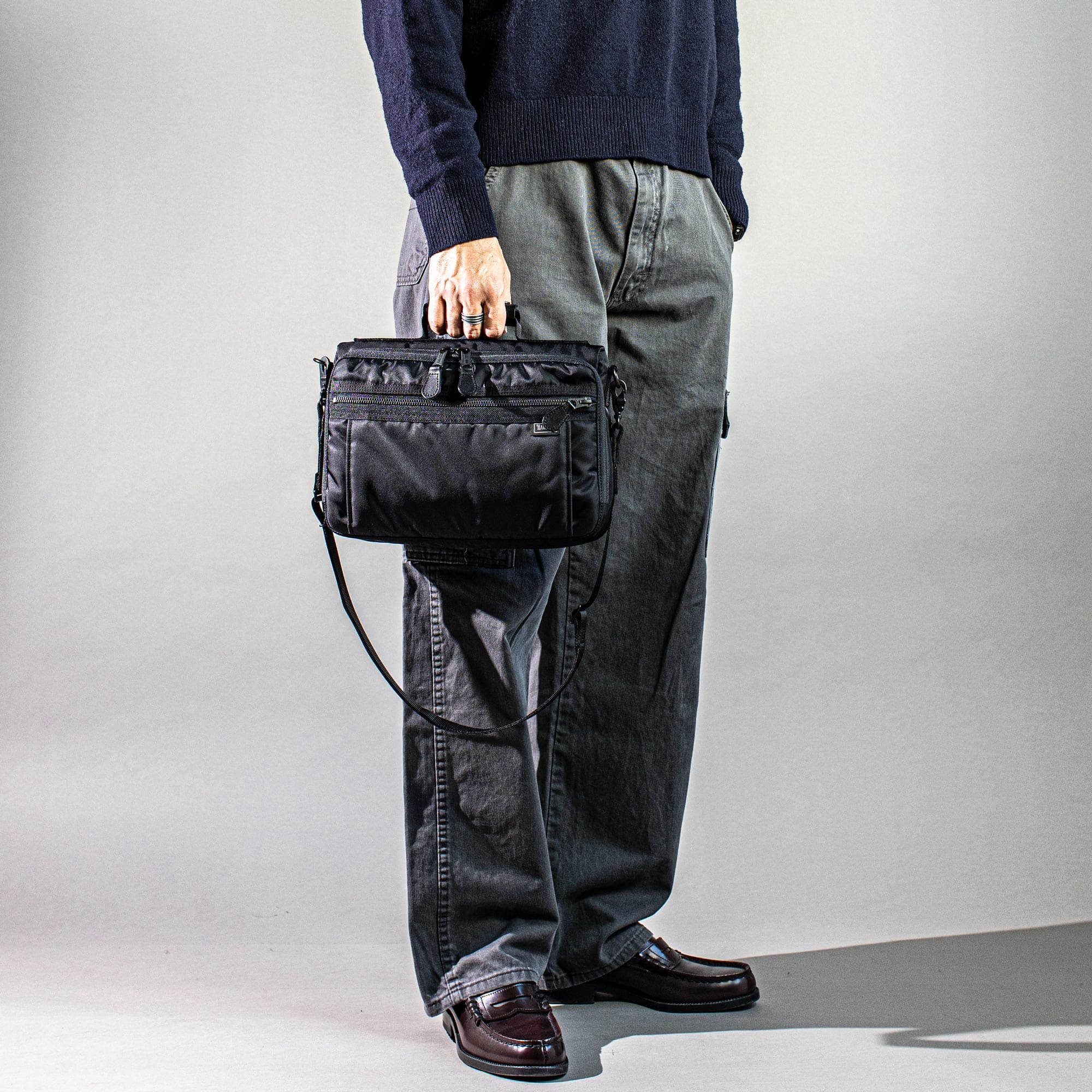 公式】HARVEST LABEL フライヤーズスティード ショルダーバッグ メンズ