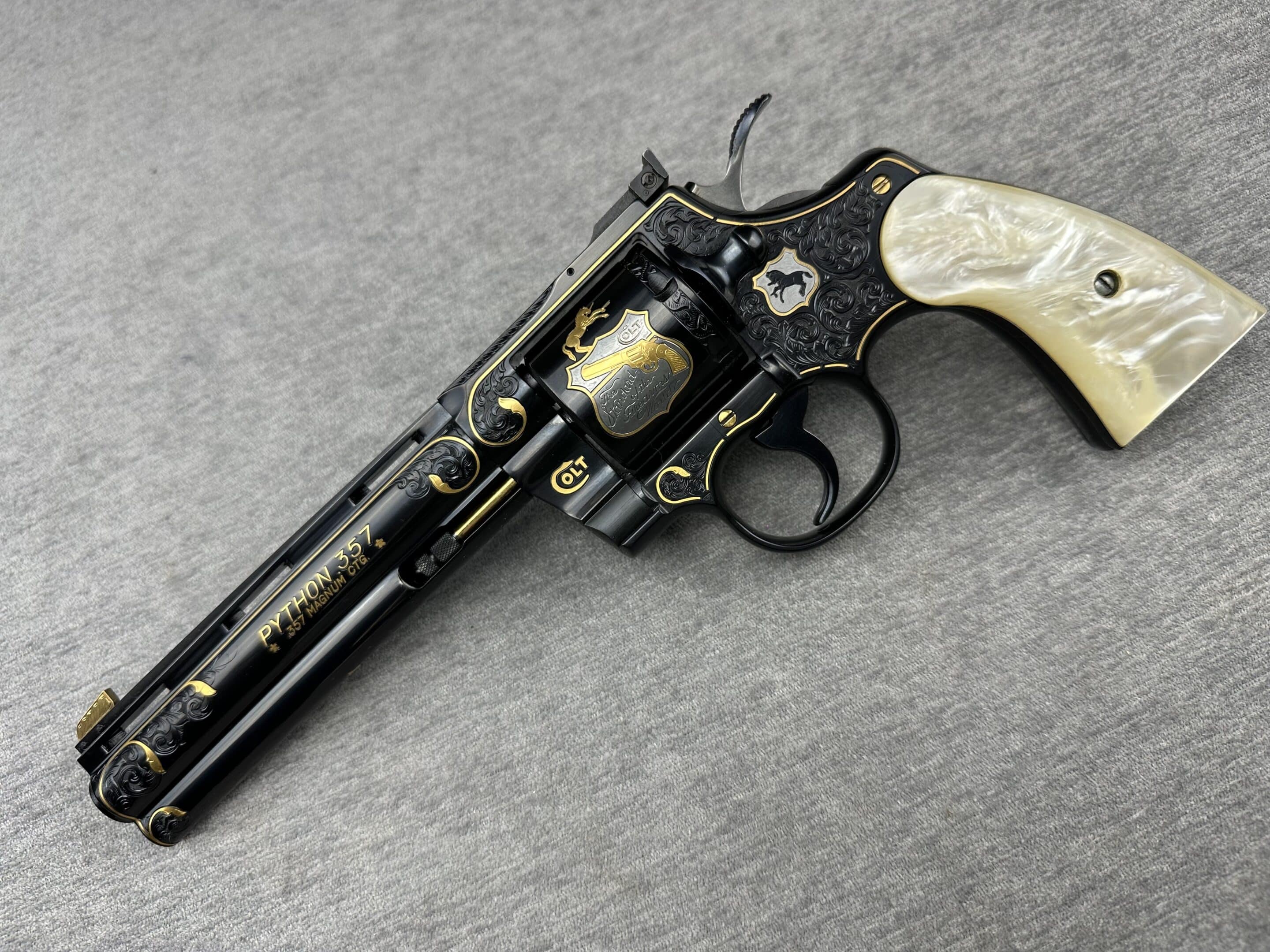 Colt 6 inch Python. .357cal Pistol | Harvey Bench Works