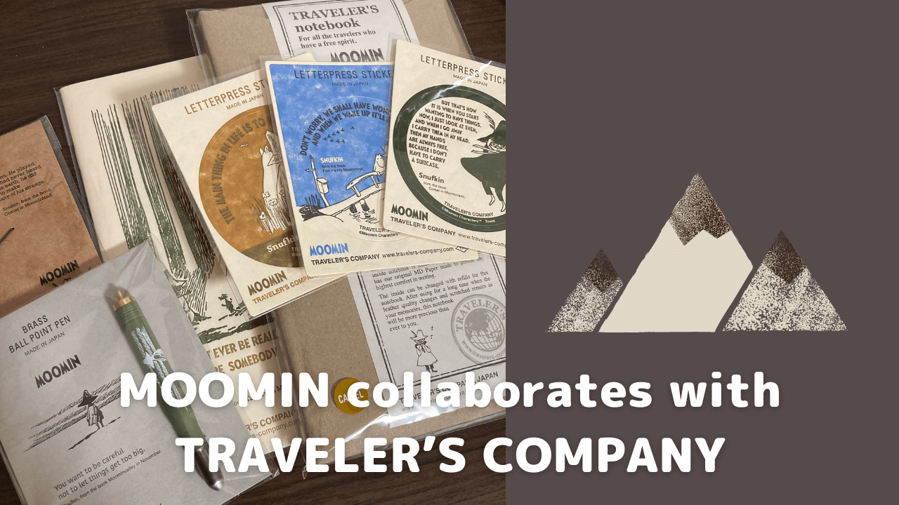 開封レビュー】スナフキンのトラベラーズノートを買ったので見てほしい