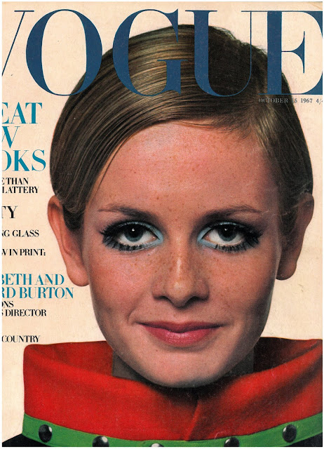 Influencial Magazine Covers: Twiggy 1967 Vogue UK | Harley-May: MUA