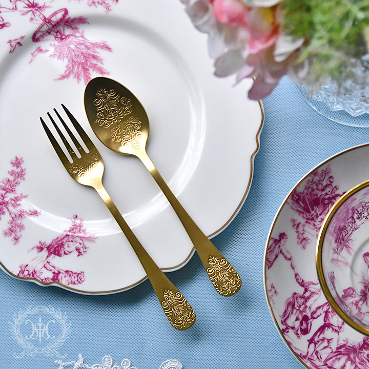 アラベスクティーフォークゴールド｜輸入食器・雑貨の通販 | 輸入雑貨