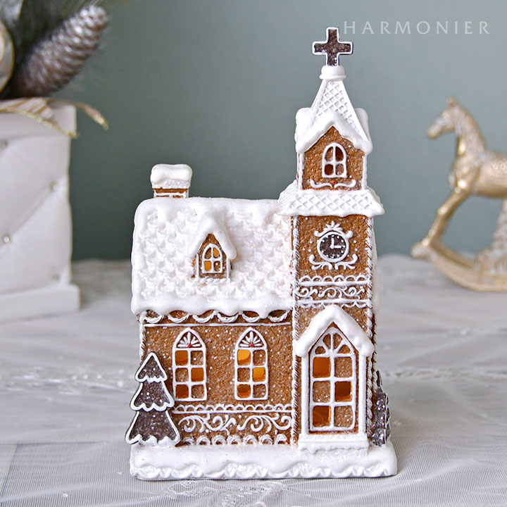 ジンジャーブレッドライトハウス/チャーチ｜クリスマス雑貨の通販