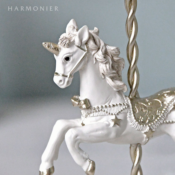 カルーセルユニコーンオルゴール｜クリスマス雑貨の通販 ハルモニア