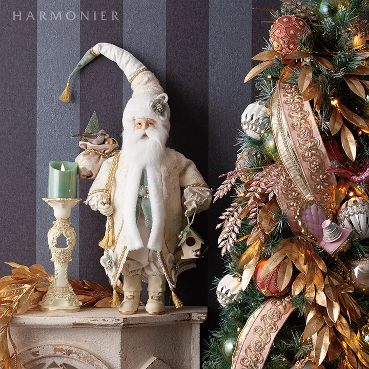 エレガントキャンドルホルダーアイボリー/ピラー＆テーパー用