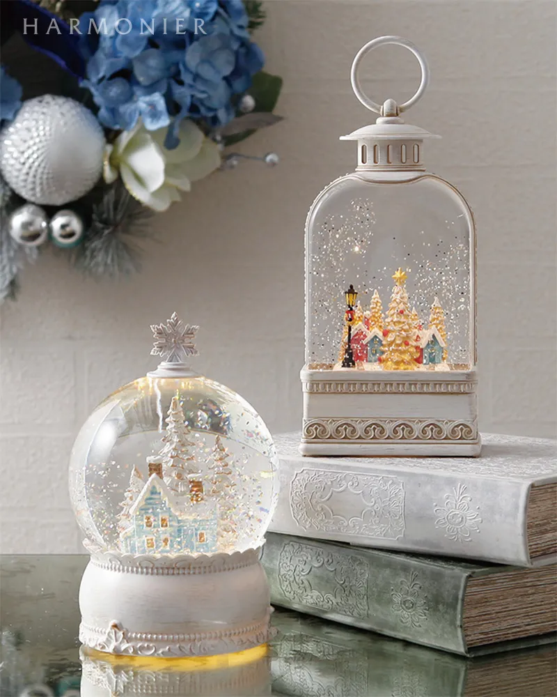 リキッドLEDランタン/ホワイトビレッジ｜クリスマス雑貨の通販