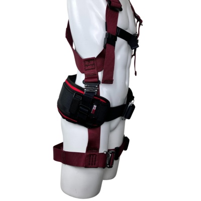 藤井電工】フルハーネス単体 X型腿ベルトは水平型ですTH-521-OT-BLK