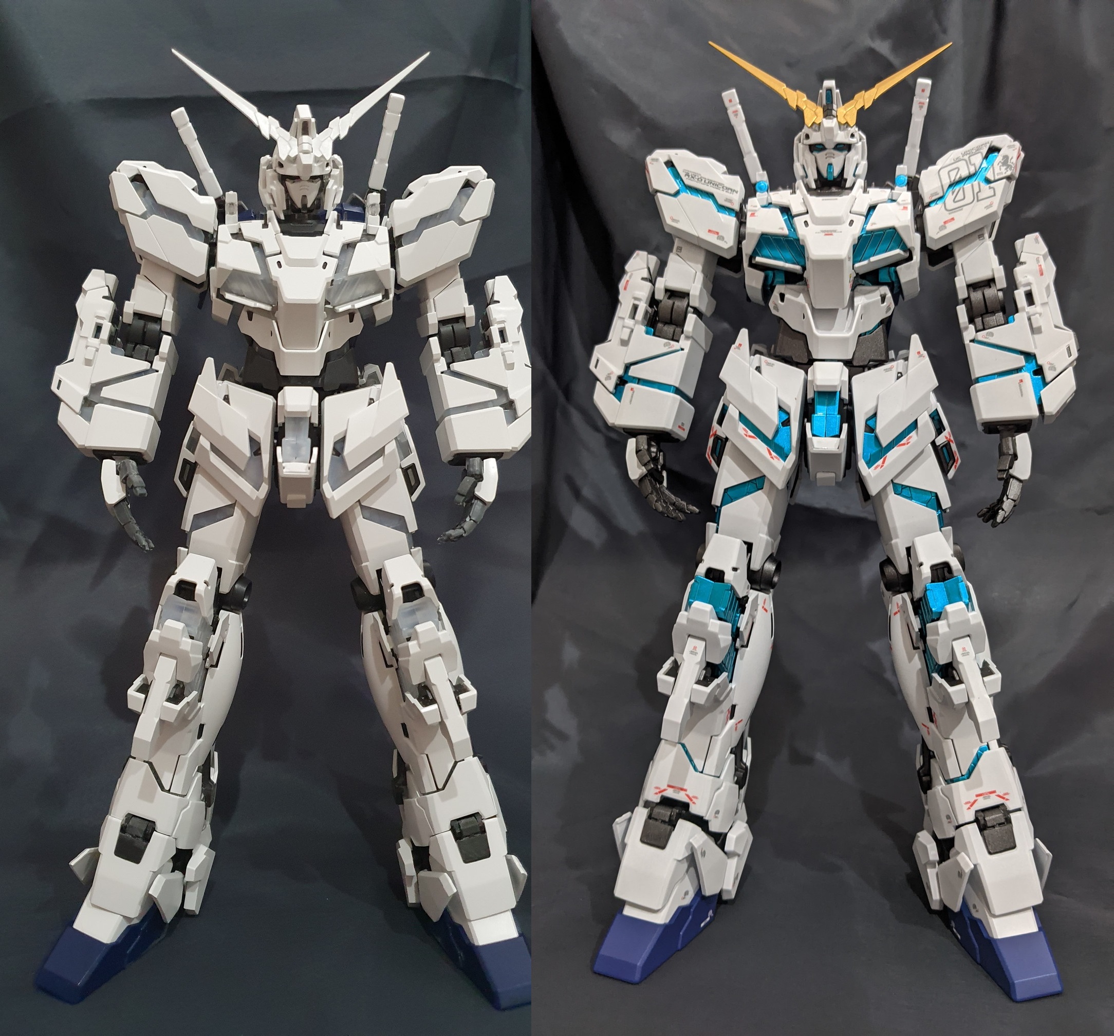 MGEX ユニコーンガンダム Ver.Ka 製作してみた【サイコフレームごと全