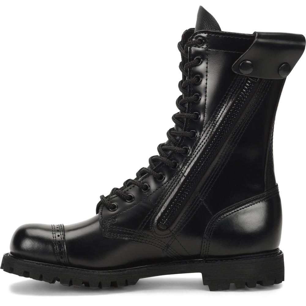 Corcoran 985 Mens USA Made Zip Black Paratrooper Combat Boot