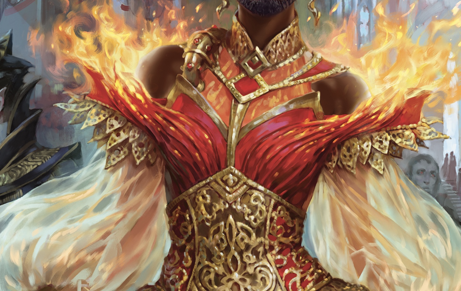 mtg 勝負服纏い、チャンドラ 金箔 箔押し プレリ プロモ foil vow mtg