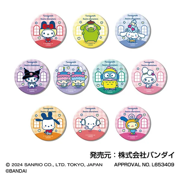 ハセ・プロ｜たまごっち×サンリオキャラクターズ CANバッジ