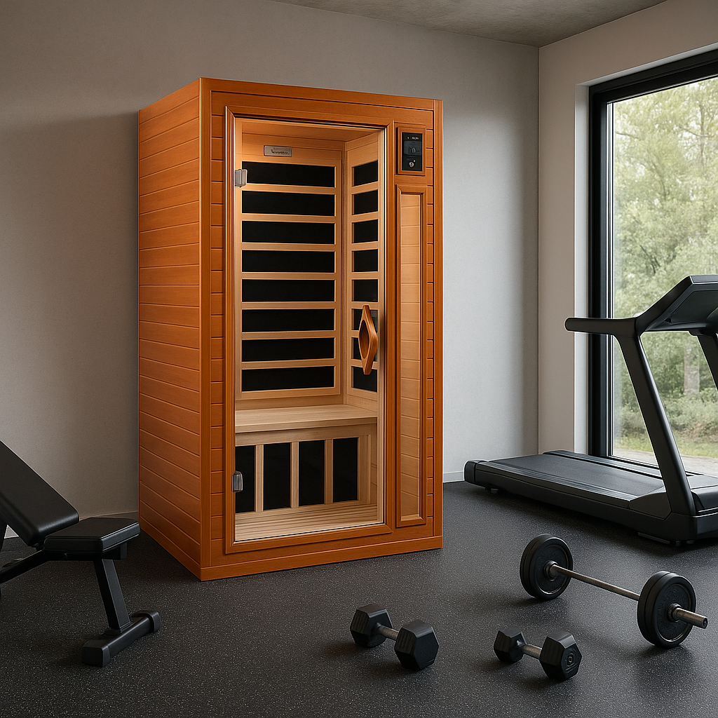 Dynamic Barcelona 1-2 Person Infrared Sauna | Red Light