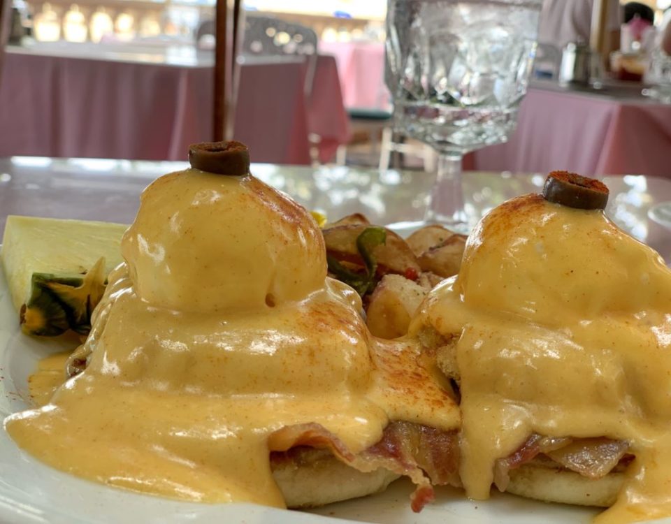 ハワイ-ハウツリーラナイでエッグベネディクトを食べてきました