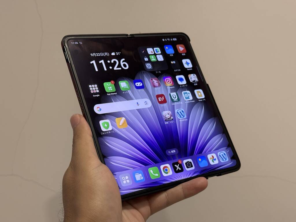 世界最薄クラス！OPPO Find N5 レビュー 4mm台の極薄ボディと8型超えの