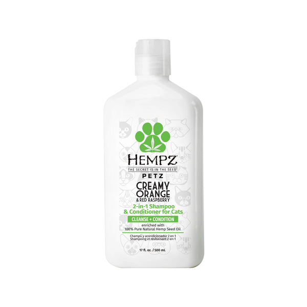 Hempz Petz Creamy Citrus & Red Raspberry 2-in-1 Herbal Shampoo