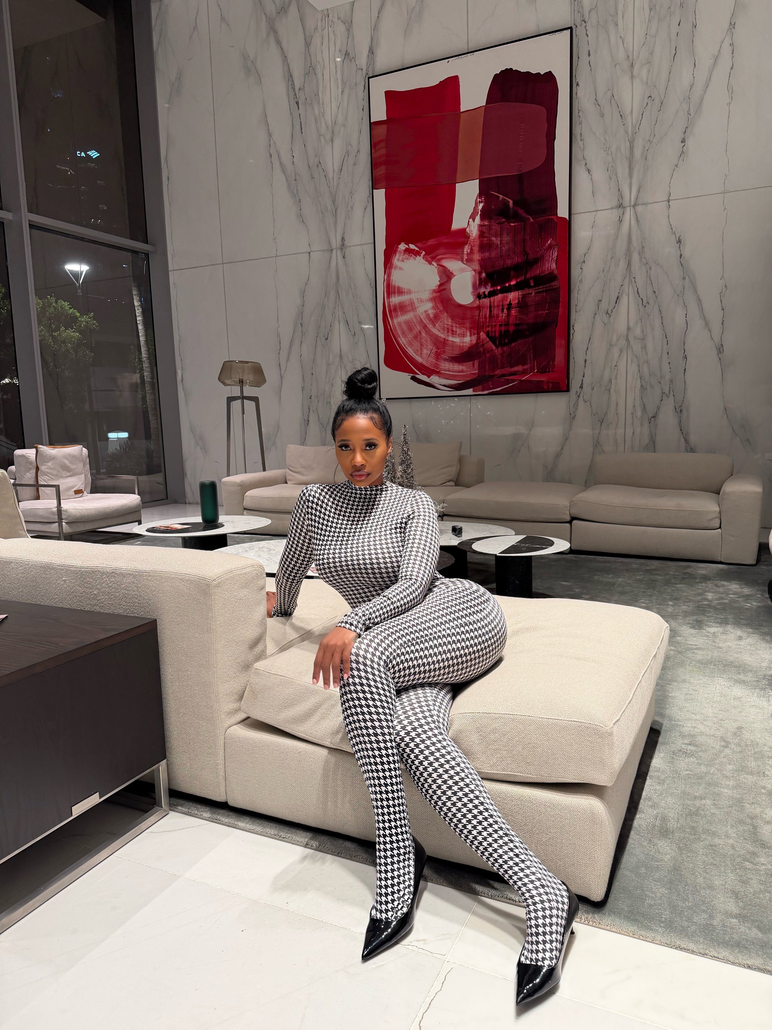 Houndstooth Jumpsuit (Final Restock) – Hello Barbie Online