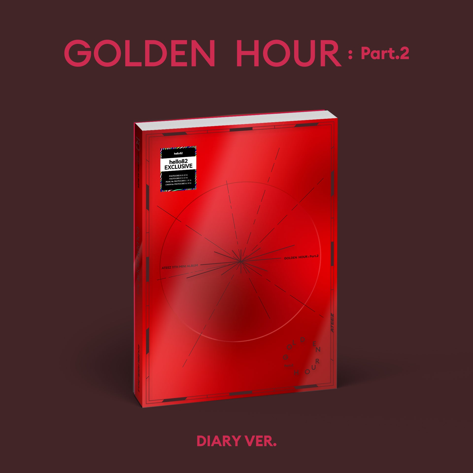 ATEEZ - GOLDEN HOUR : Part.2 - hello82 Exclusive – hello82.shop