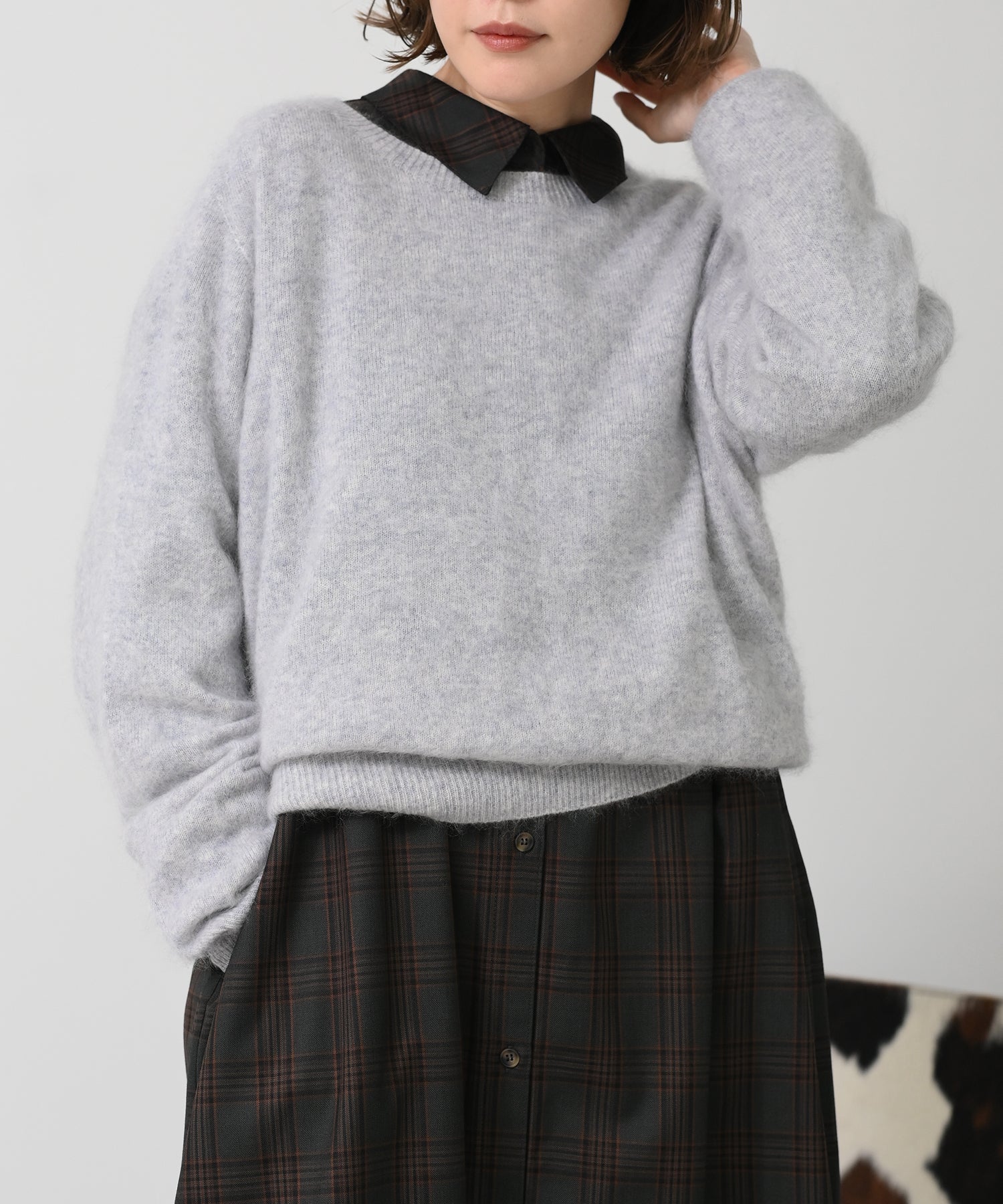 Airy Touch Cashmere Knit Pullover