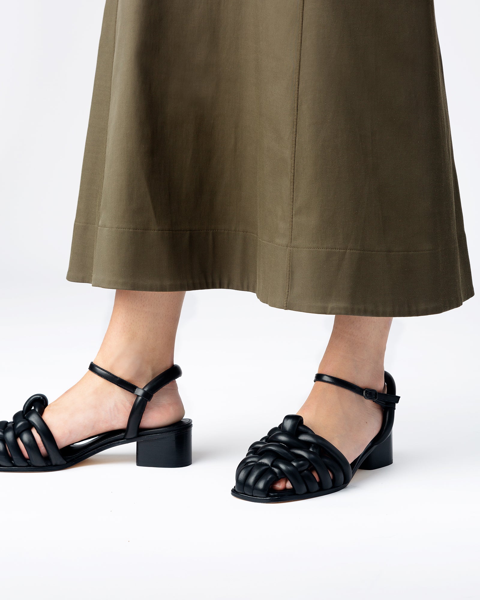 CABERSA HEELED - Padded Fisherman Sandal – Hereu Studio