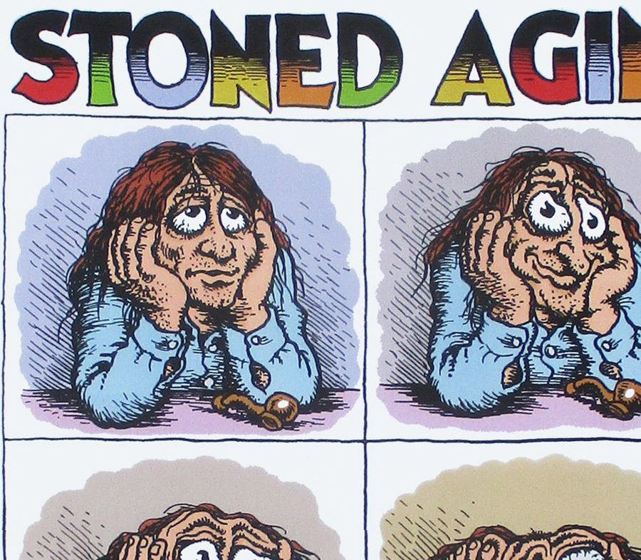 ROBERT CRUMB STONED AGIN! LIMITED GICLEE PRINT ロバートクラム 限定