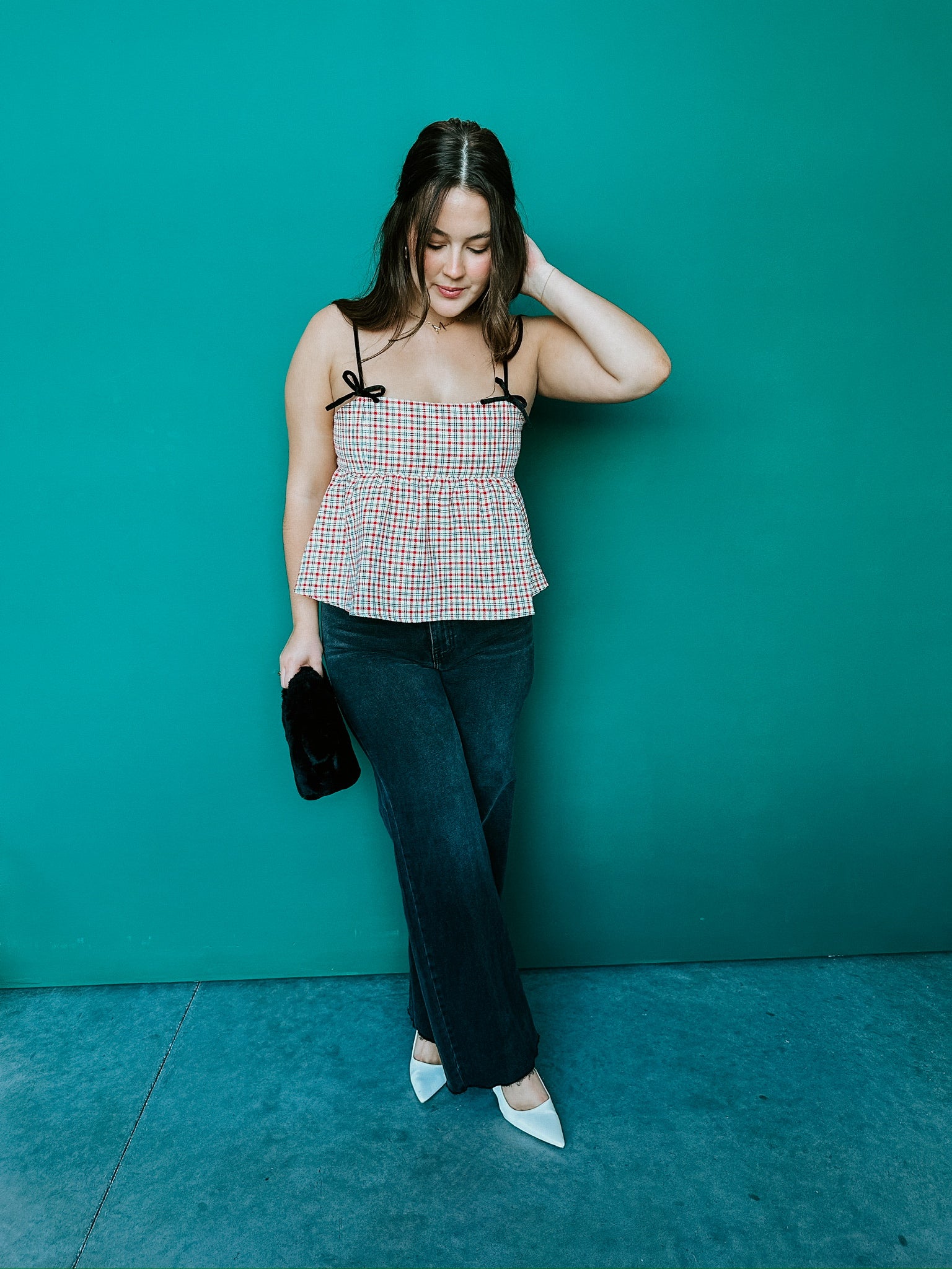 Carol Tweed Peplum Top – Mauve Clothing Boutique