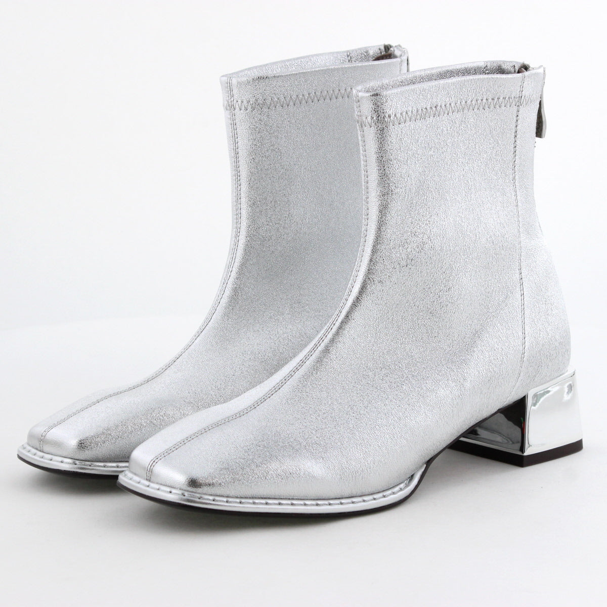 再値下げ】バイカラーヒールストレッチブーツ/ 554417