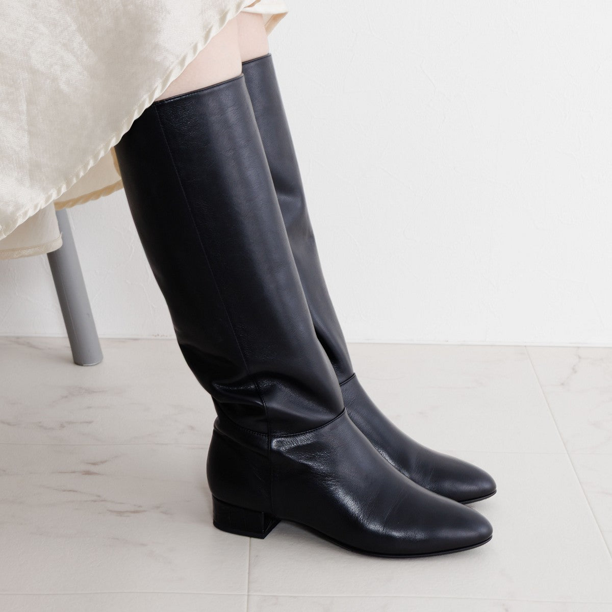 25AW】ワイドシャフトロングブーツ/641416
