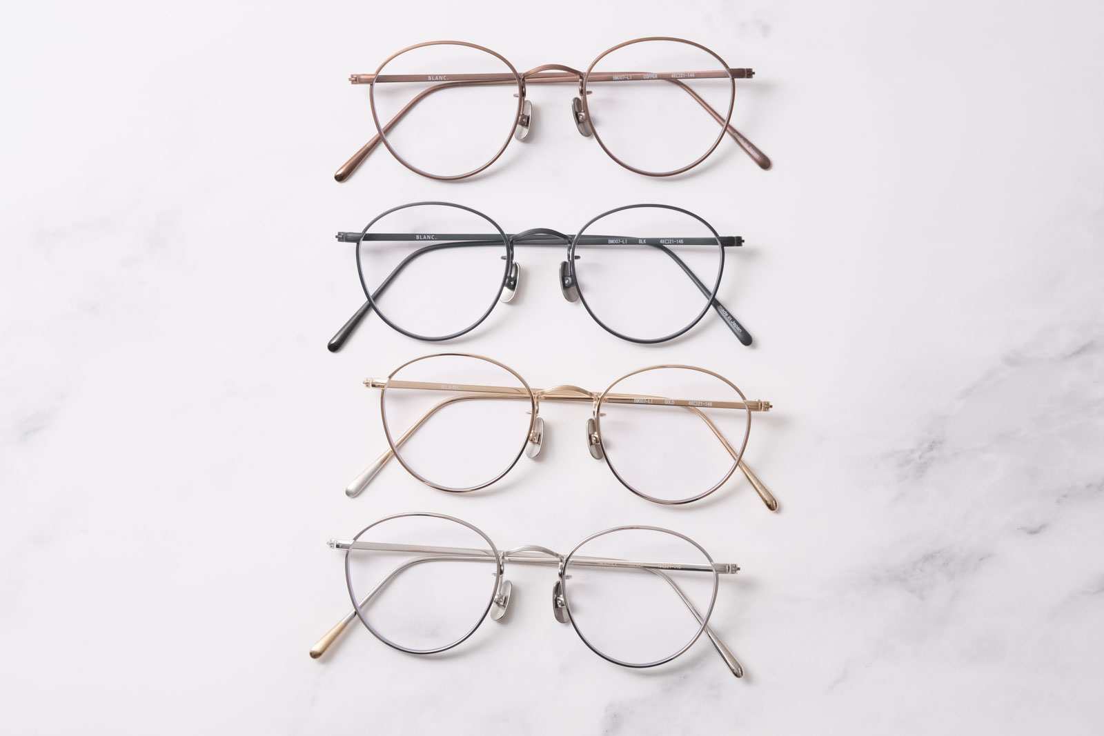 HibiMegane ONLINE SHOP | BLANC.. ブラン［BM007LI COPPER1/CLR 48