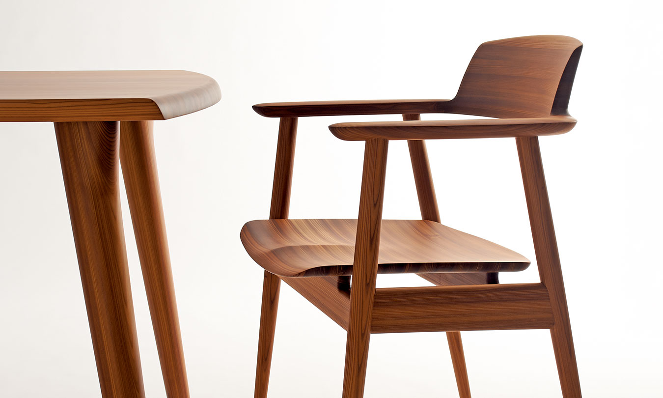 KISARAGI アームチェア（板座） | 飛騨産業株式会社【公式】 | 飛騨の