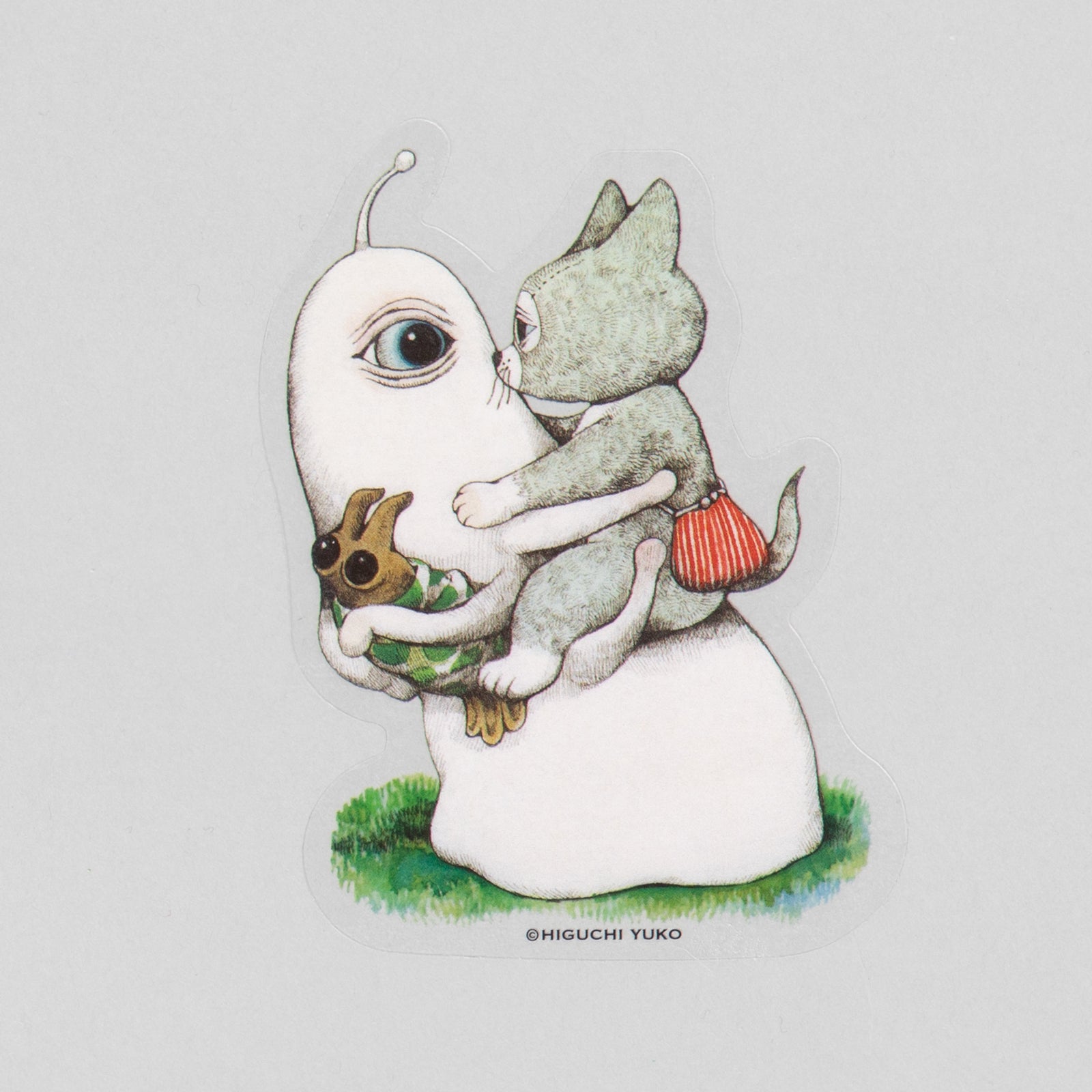 ステッカー 子守りひとつめちゃん – ボリス雑貨店