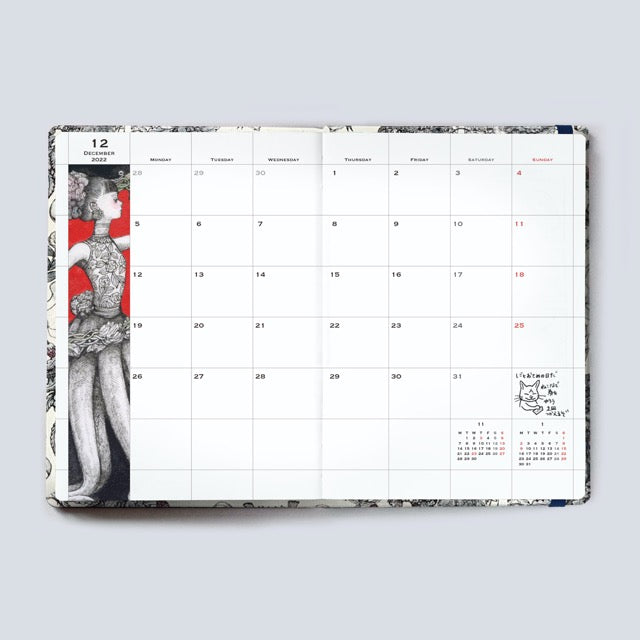 ヒグチユウコ手帳2022（デザイン：名久井直子） – ボリス雑貨店
