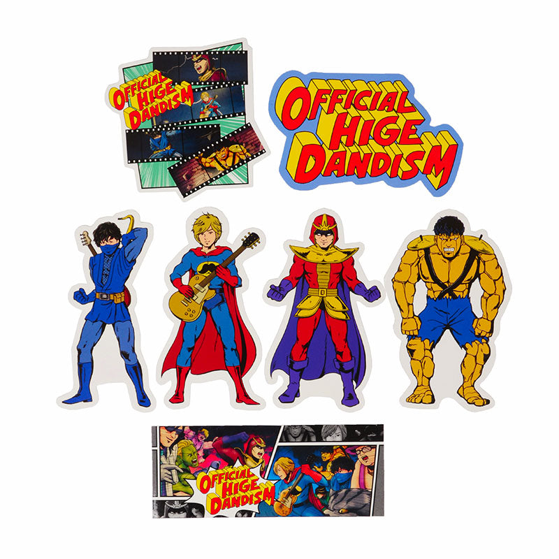 ヒゲンジャーズ ステッカーセット（SHOCKING NUTS TOUR） – Official髭