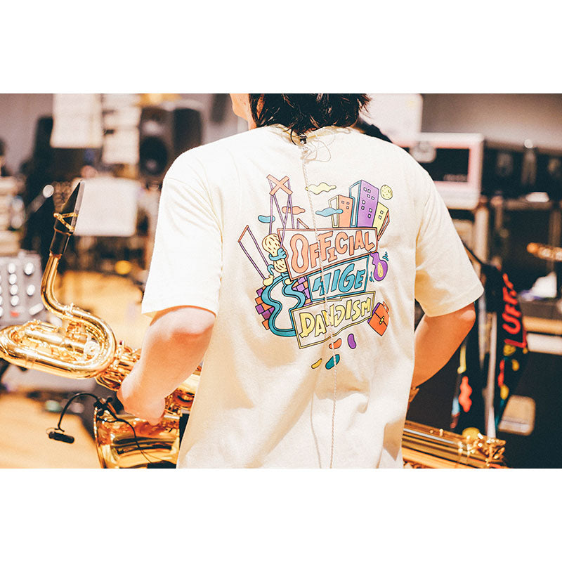 SHOCKING NUTS TOUR Tシャツ クリームホワイト（SHOCKING NUTS TOUR