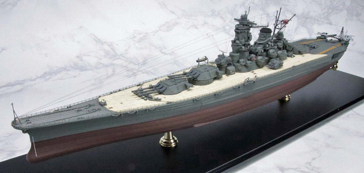1/700戦艦「大和」【就役時】2回目 完成写真 – 艦船模型製作代行モデル