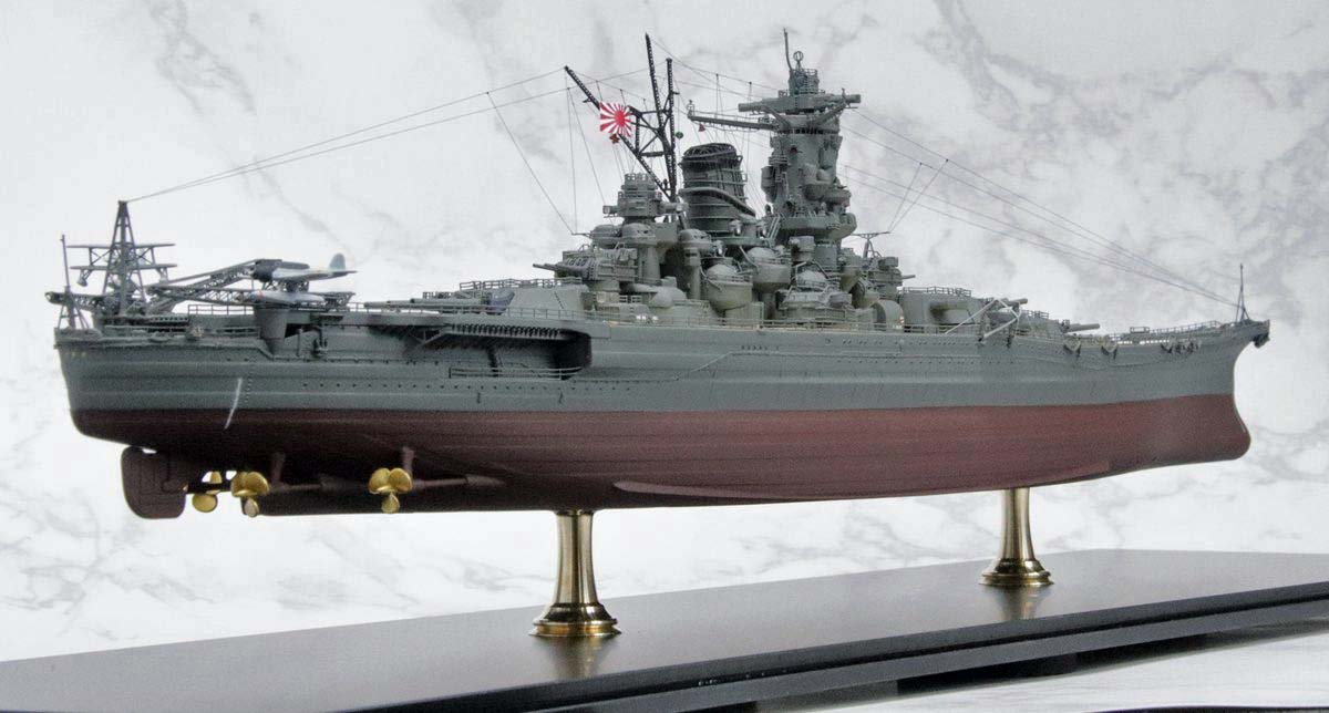 1/700戦艦「大和」【就役時】2回目 完成写真 – 艦船模型製作代行モデル