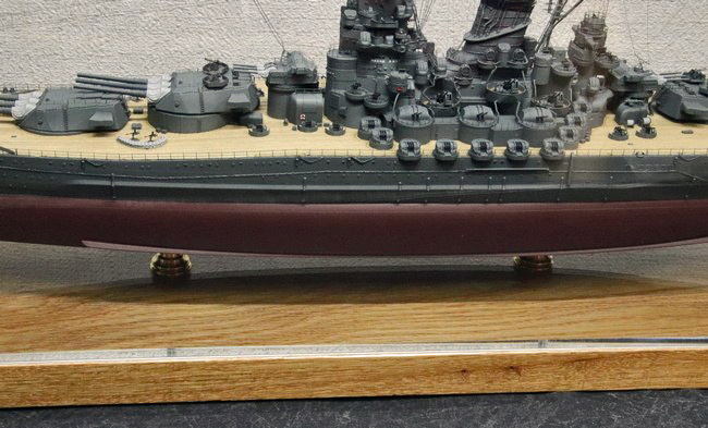 1/350戦艦『大和』タミヤリニューアル版プレミアムキット：最終仕上げ