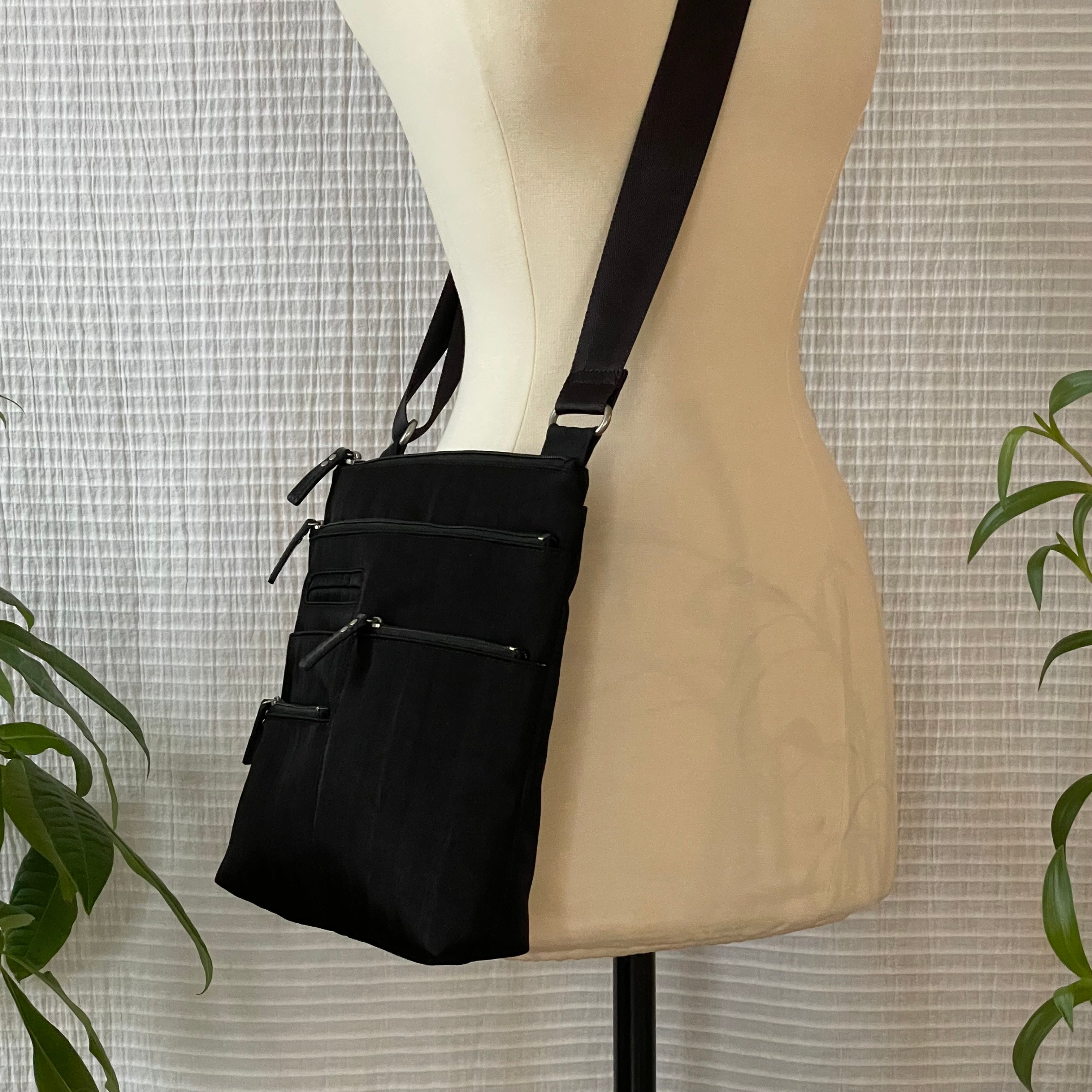 NICO - Black | Multi-Pocket Shoulder Bag | Small – Highway